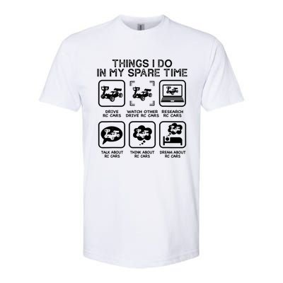 Things I Do In My Spare Time RC Car Racing Racers Enthusiast Softstyle CVC T-Shirt