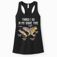 Thing I Do In My Spare Time Fishing Funny Womens Tank Top