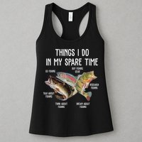 Thing I Do In My Spare Time Fishing Funny Womens Tank Top