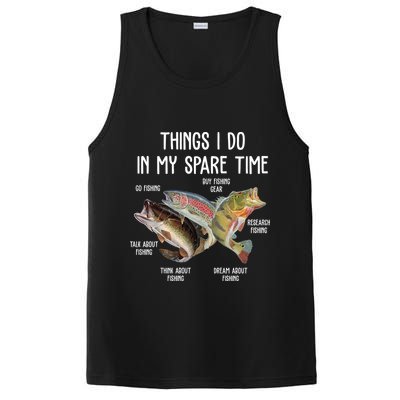 Thing I Do In My Spare Time Fishing Funny PosiCharge Competitor Tank