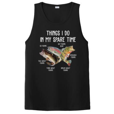 Thing I Do In My Spare Time Fishing Funny PosiCharge Competitor Tank