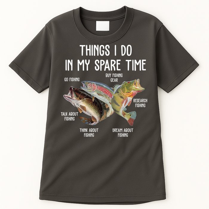 Thing I Do In My Spare Time Fishing Funny Tall T-Shirt
