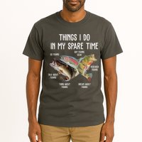 Thing I Do In My Spare Time Fishing Funny Tall T-Shirt
