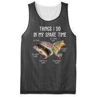 Thing I Do In My Spare Time Fishing Funny Mesh Reversible Basketball Jersey Tank