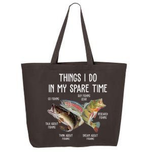 Thing I Do In My Spare Time Fishing Funny 25L Jumbo Tote