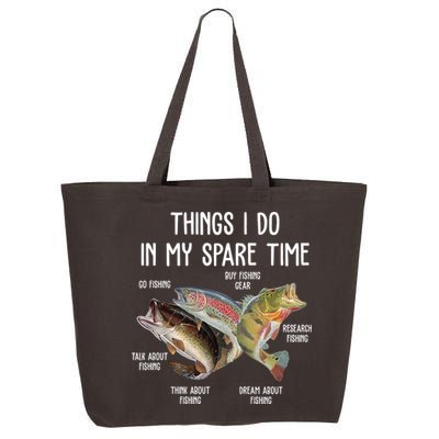 Thing I Do In My Spare Time Fishing Funny 25L Jumbo Tote