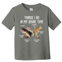 Thing I Do In My Spare Time Fishing Funny Toddler T-Shirt