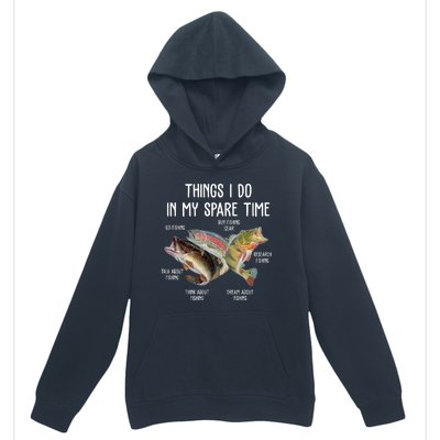 Thing I Do In My Spare Time Fishing Funny Urban Pullover Hoodie