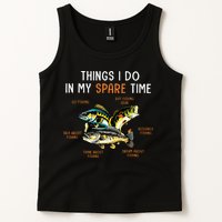 Things I Do In My Spare Time Funny Fishing Things Tank Top