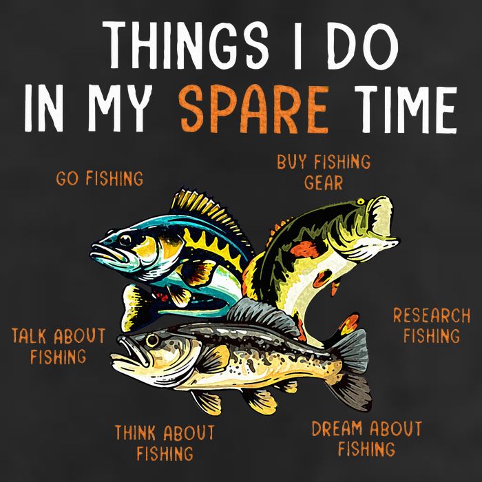Things I Do In My Spare Time Funny Fishing Things Golf Towel