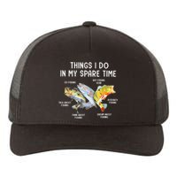 Things I Do In My Spare Time Funny Fishing Yupoong Adult 5-Panel Trucker Hat