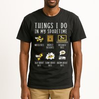 Things I Do In My Spare Time Beekeeper Beekeeping Apiarist Tall T-Shirt