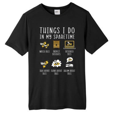 Things I Do In My Spare Time Beekeeper Beekeeping Apiarist Tall Fusion ChromaSoft Performance T-Shirt