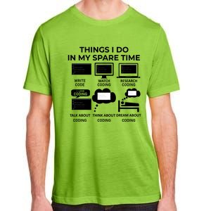 Things I Do In My Spare Time Coding Adult ChromaSoft Performance T-Shirt