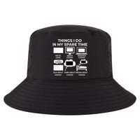 Things I Do In My Spare Time Coding Cool Comfort Performance Bucket Hat