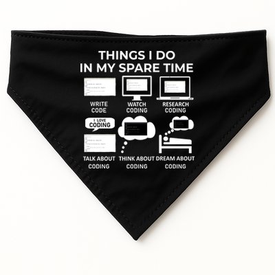 Things I Do In My Spare Time Coding USA-Made Doggie Bandana