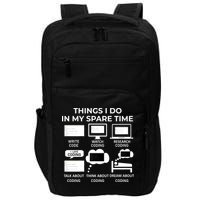 Things I Do In My Spare Time Coding Impact Tech Backpack