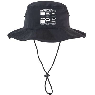 Things I Do In My Spare Time Coding Legacy Cool Fit Booney Bucket Hat