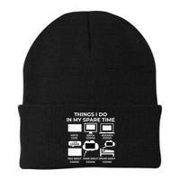Things I Do In My Spare Time Coding Knit Cap Winter Beanie