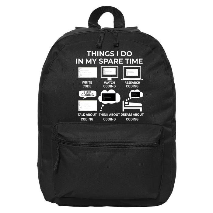 Things I Do In My Spare Time Coding 16 in Basic Backpack