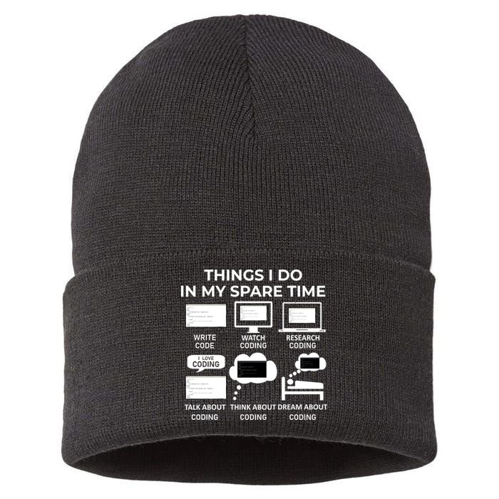 Things I Do In My Spare Time Coding Sustainable Knit Beanie