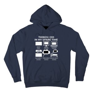 Things I Do In My Spare Time Coding Hoodie