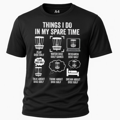 Things I Do In My Spare Time Disc Golf funny Gift Player Performance Shirt