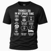 Things I Do In My Spare Time Disc Golf funny Gift Player Cooling Performance Crew T-Shirt