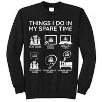 Things I Do In My Spare Time Chess Player Sweatshirt