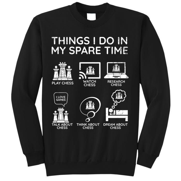 Things I Do In My Spare Time Chess Player Sweatshirt