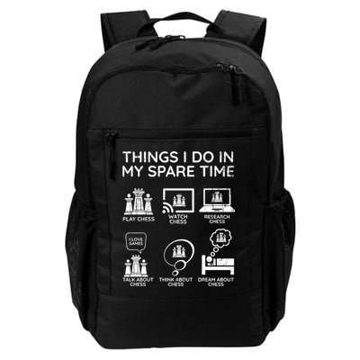 Things I Do In My Spare Time Chess Player Backpack