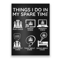 Things I Do In My Spare Time Chess Player Poster