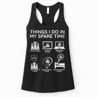 Things I Do In My Spare Time Chess Player Womens Tank Top