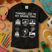 Things I Do In My Spare Time Chess Player Kids T-Shirt