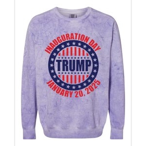 Trump Inauguration Day Trump Vance 47th President Colorblast Crewneck Sweatshirt