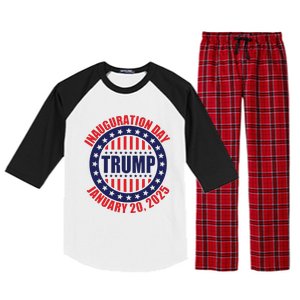 Trump Inauguration Day Trump Vance 47th President Raglan Sleeve Pajama Set