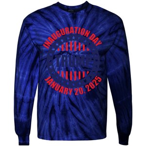 Trump Inauguration Day Trump Vance 47th President Tie-Dye Long Sleeve Shirt