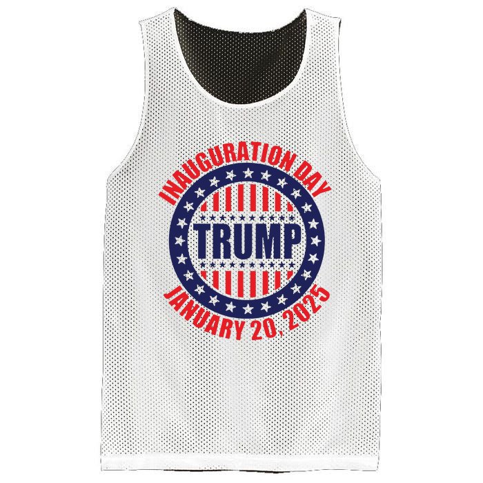 Trump Inauguration Day Trump Vance 47th President Mesh Reversible Basketball Jersey Tank