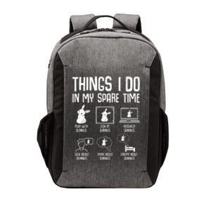 Things I Do In My Spare Time Bunny Rabbit Vector Backpack