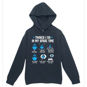 Things I Do In My Spare Time Funny Cruise Cruising Urban Pullover Hoodie