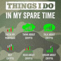Things I Do In My Spare Time Trading Funny Crypto Investing Legacy Tie Dye Trucker Hat