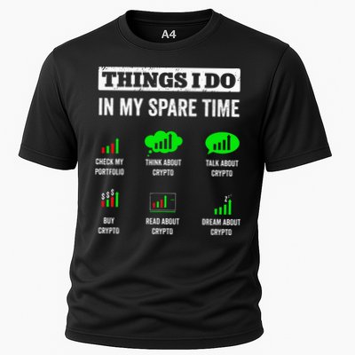 Things I Do In My Spare Time Trading Funny Crypto Investing Performance Shirt