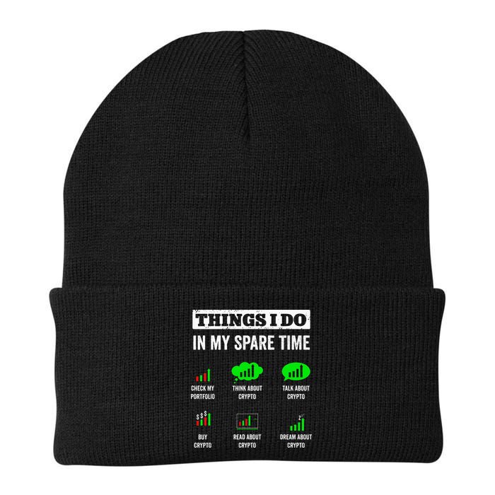 Things I Do In My Spare Time Trading Funny Crypto Investing Beanie