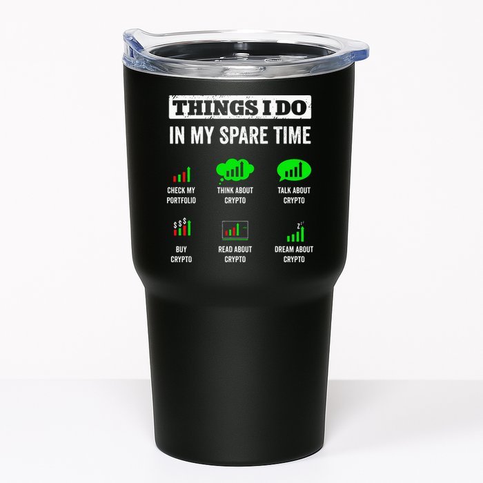 Things I Do In My Spare Time Trading Funny Crypto Investing Tumbler