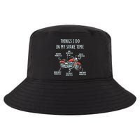 Things I Do In My Spare Time Motorcycle Biker Rider Riding Cool Comfort Performance Bucket Hat