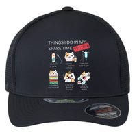 Thing I Do In My Spare Time Vet Tech Veterinary Technician Flexfit Unipanel Trucker Cap