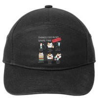 Thing I Do In My Spare Time Vet Tech Veterinary Technician 7-Panel Snapback Hat