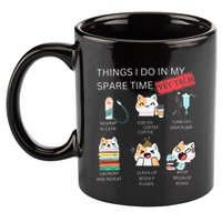 Thing I Do In My Spare Time Vet Tech Veterinary Technician 11oz C Handle Ceramic Mug