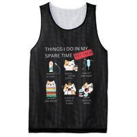 Thing I Do In My Spare Time Vet Tech Veterinary Technician Mesh Reversible Basketball Jersey Tank