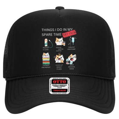 Thing I Do In My Spare Time Vet Tech Veterinary Technician Trucker Hat